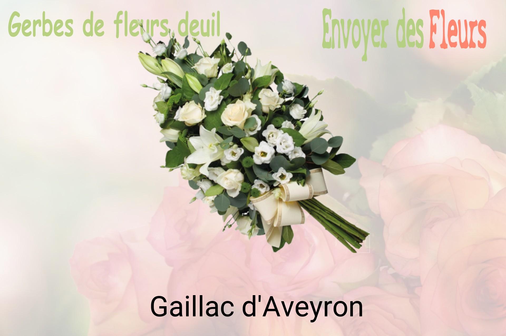 Gerbe de fleurs de deuil livrée à Gaillac-d'Aveyron